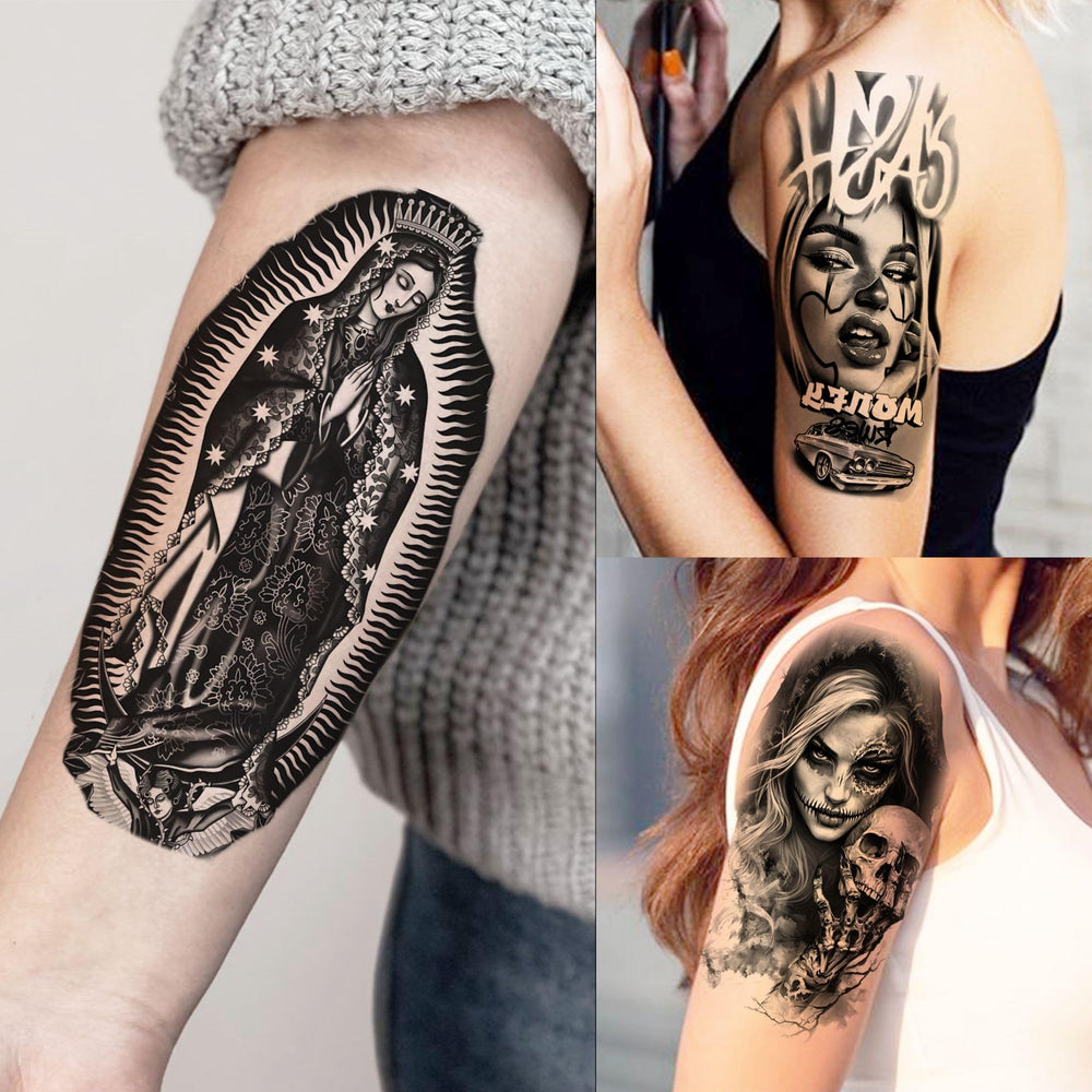 Toneoldshu tatouages temporaires Totem animal: style audacieux pour festivals et concerts