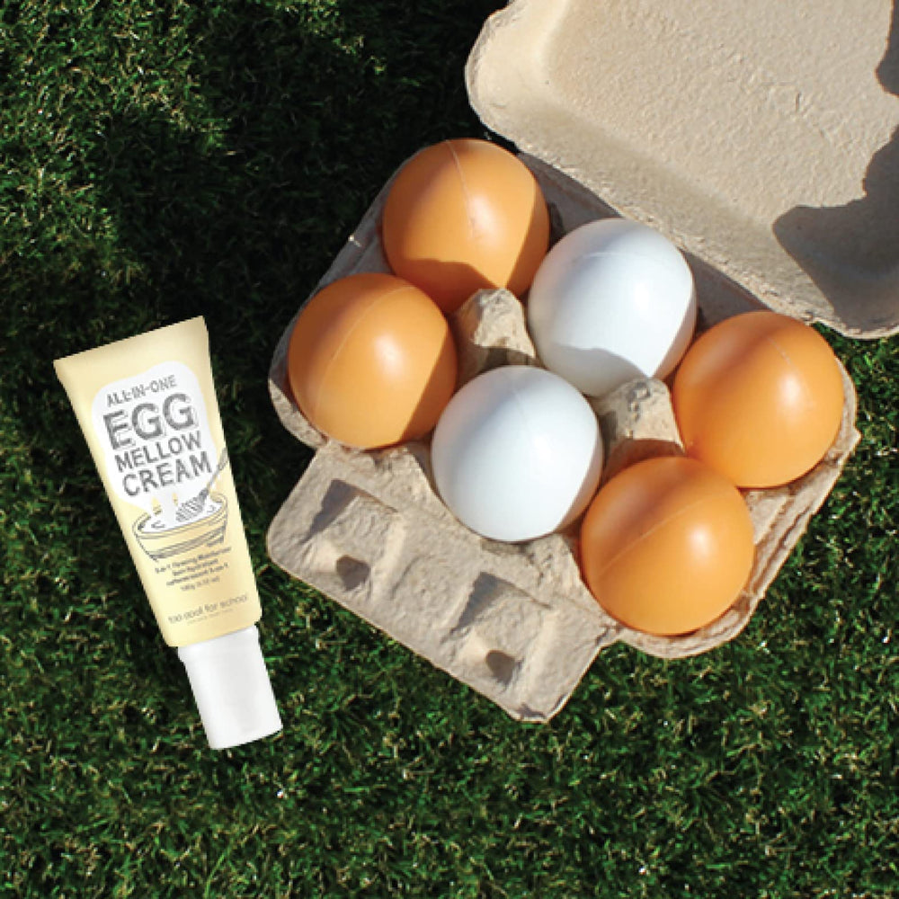 Contour des yeux douceur et sécurité avec Egg Mellow Cream.