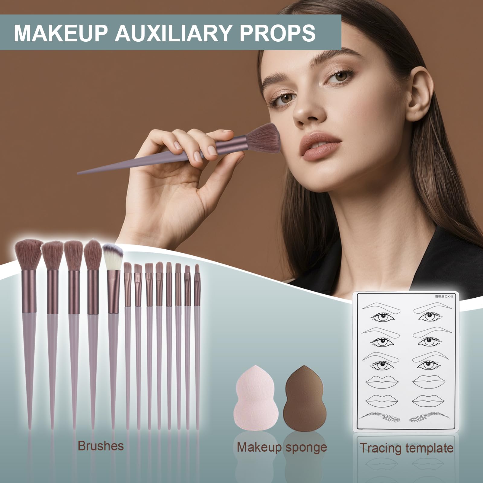 TooAemiS accessoires maquillage kit pour looks variés.