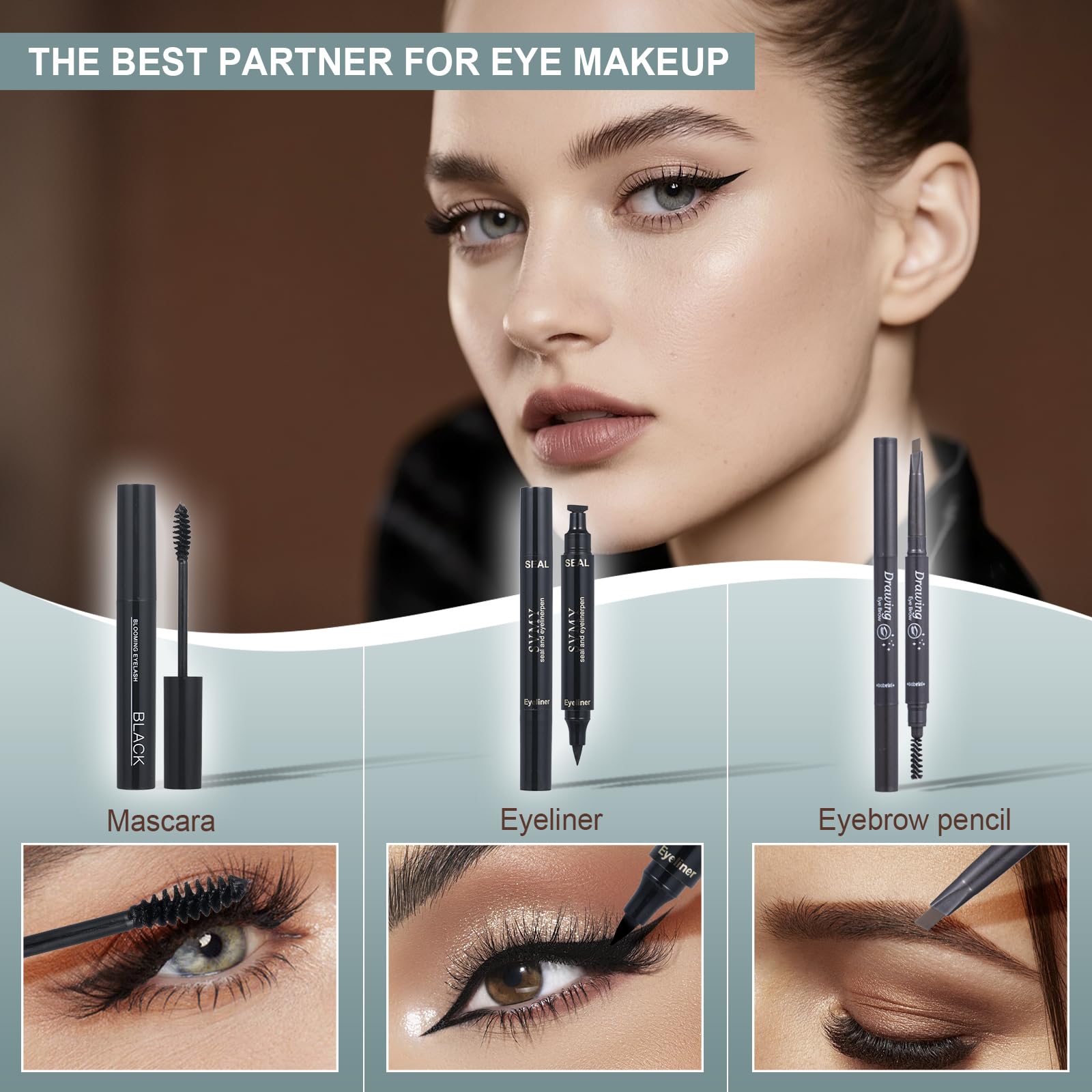 TooAemiS crayon sourcils et trait des yeux pour définition précise.