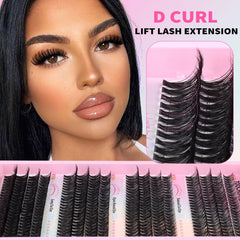 TOOCHUNAG amas d’extensions cils 50D-60D pour plus de densité et de volume.