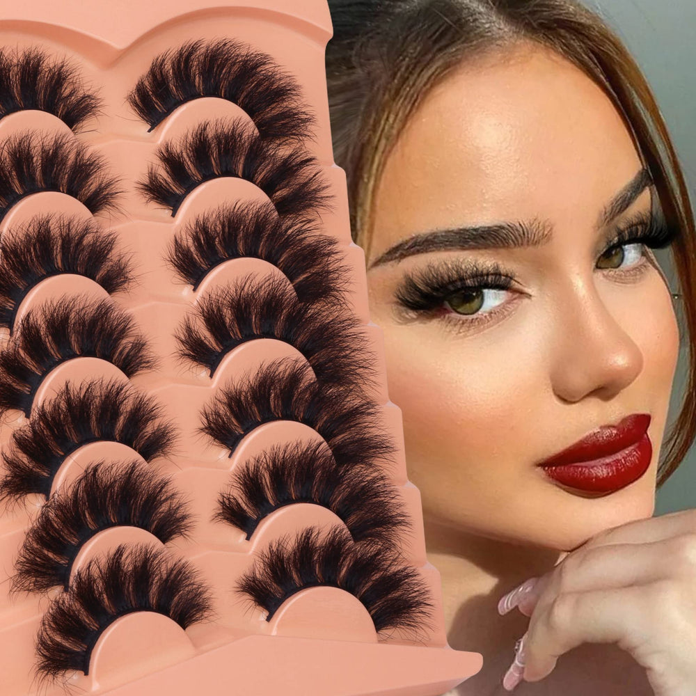 TOOCHUNAG cils vison synthétique 18mm finition naturelle prolonge le regard