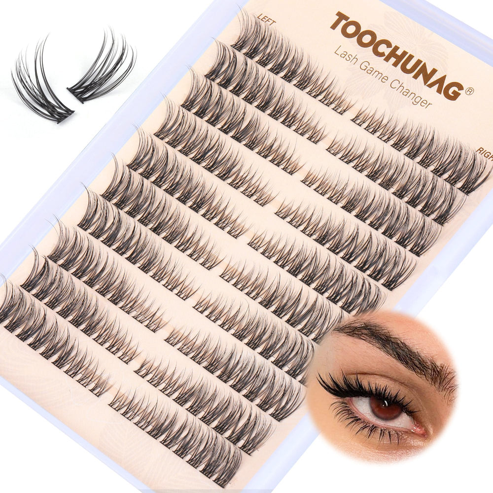 TOOCHUNAG clusters 3D wispy avec bandes coton pour confort durable