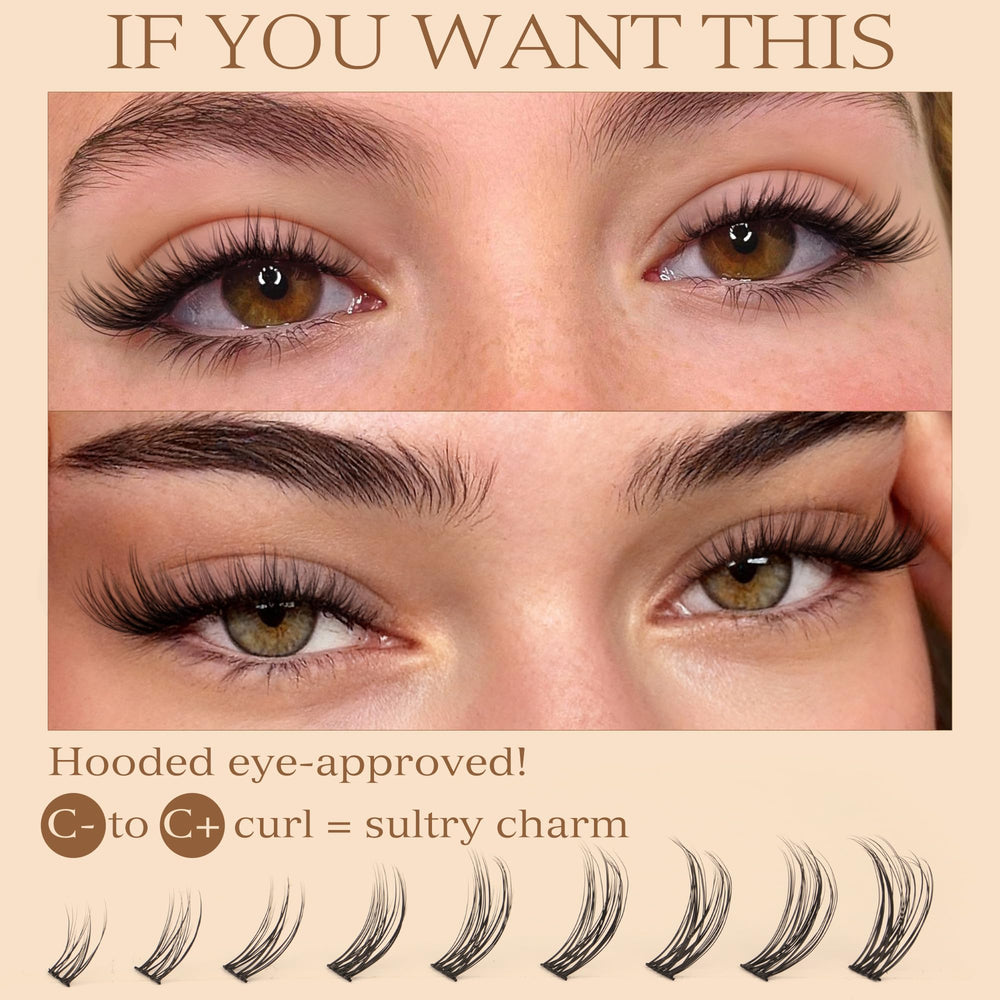 TOOCHUNAG 9 longueurs (7-15 mm) pour divers looks