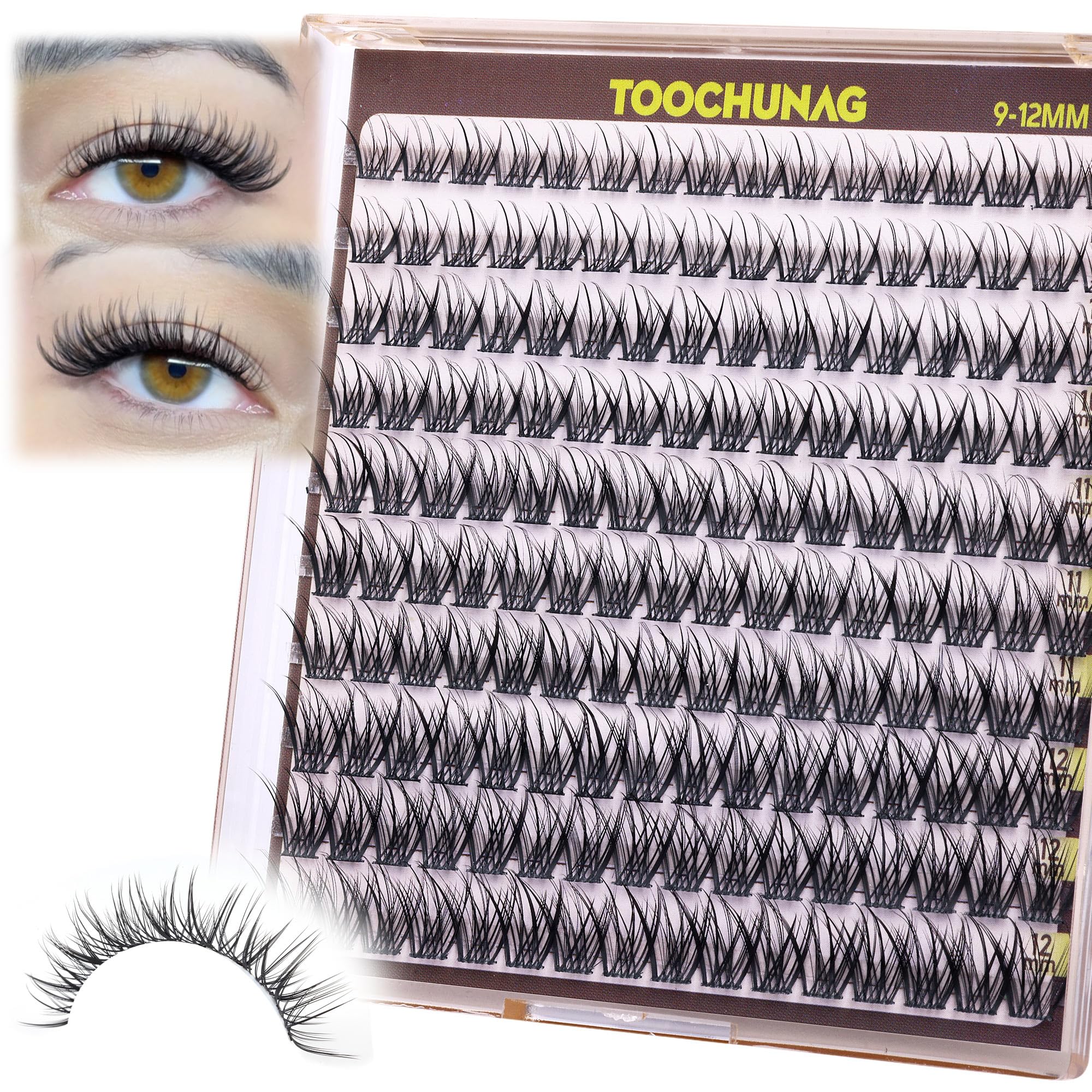 TOOCHUNAG effet 3D naturel et volumineux sans surcharge.