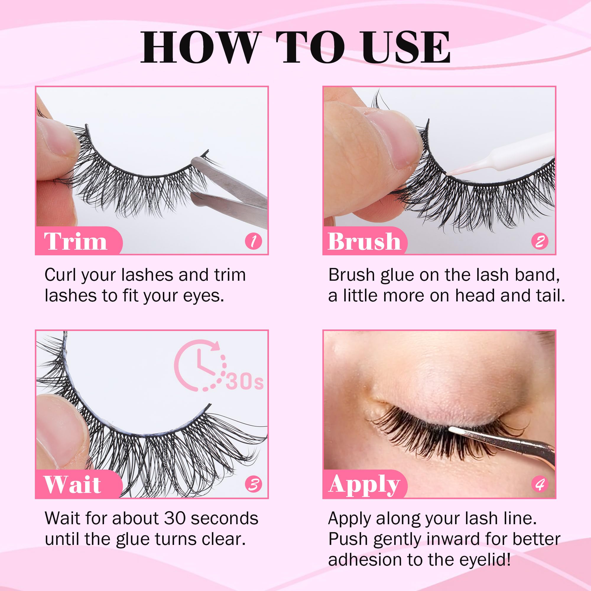TOOCHUNAG étapes d’application simples pour look rapide