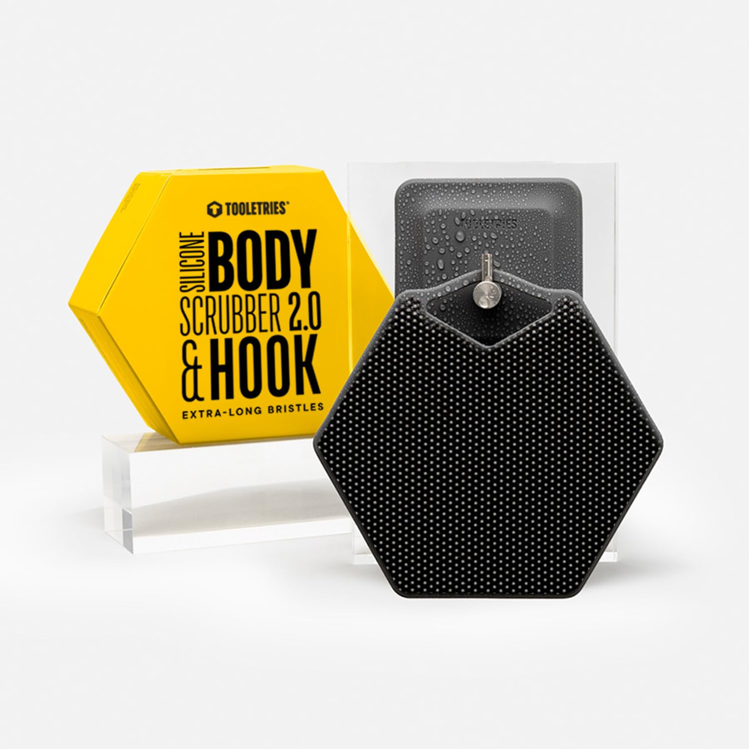 TOOLETRIES Body Scrubber 2.0 avec brins longs pour une exfoliation efficace et douce.