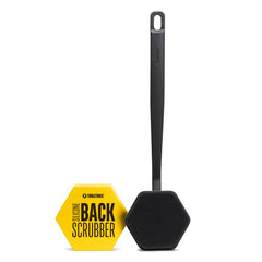 TOOLETRIES brosse-dos en silicone exfoliante charbon pour un dos propre et lisse