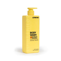 TOOLETRIES gel-douche Outback Bourbon, bouteille 500 ml, hydratation durable.