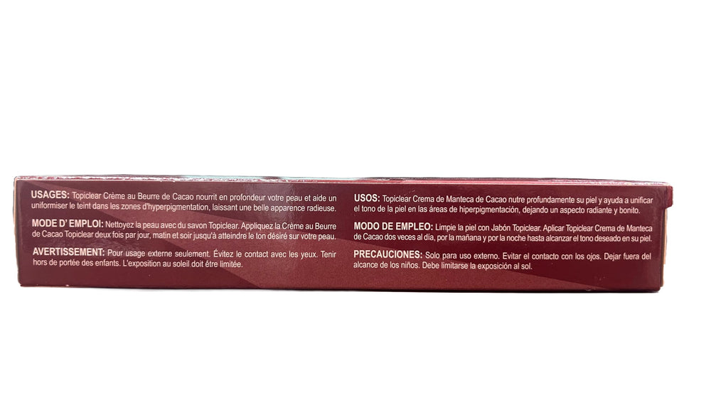 Topiclear parfum tropical rappelant les Caraïbes pour un rituel spa quotidien.