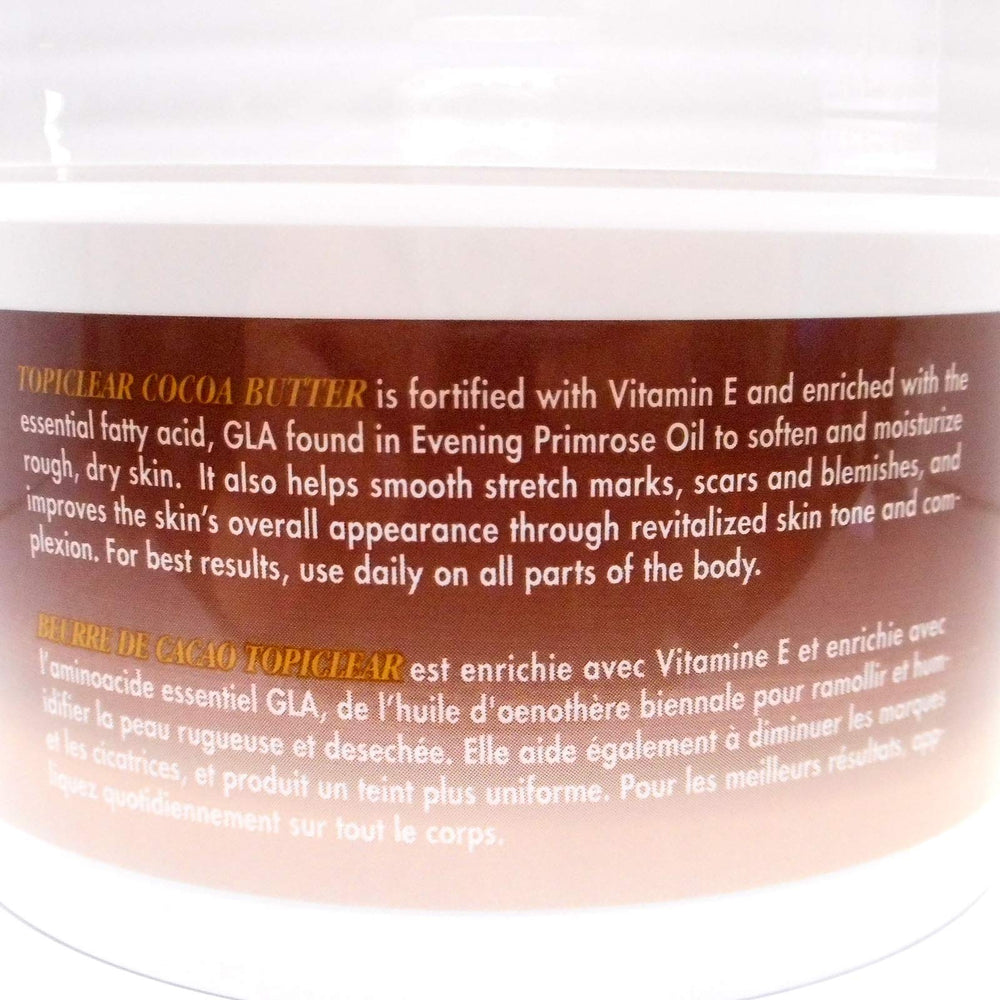 Topiclear Crème Beurre de Cacao — texture onctueuse pour nourrir la peau toute la journée