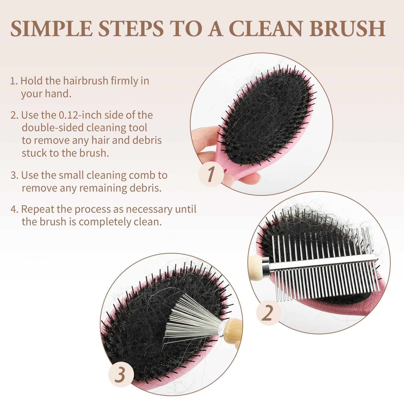 Topisces nettoyeur-brosse-entre-brins-detourage: nettoie entre les brins.