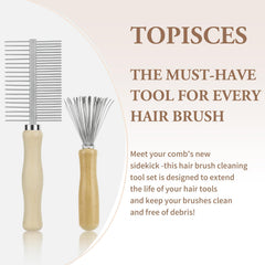 Topisces outil-nettoyage-brosse-mini-compact: pratique en voyage et à domicile.