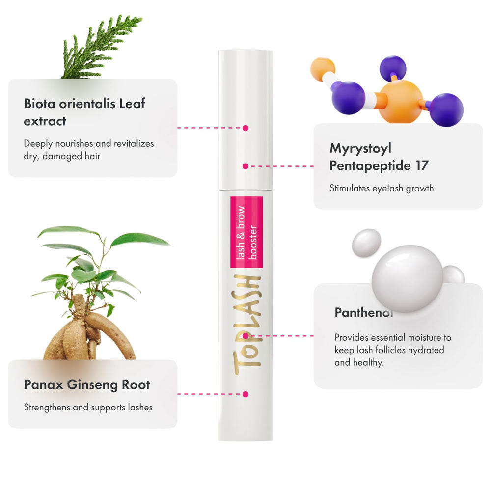 Toplash Sérum Cils volume renforcé et regard plus ouvert