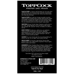 TOPPCOCK gel argenté apres rasage intime protège et apaise