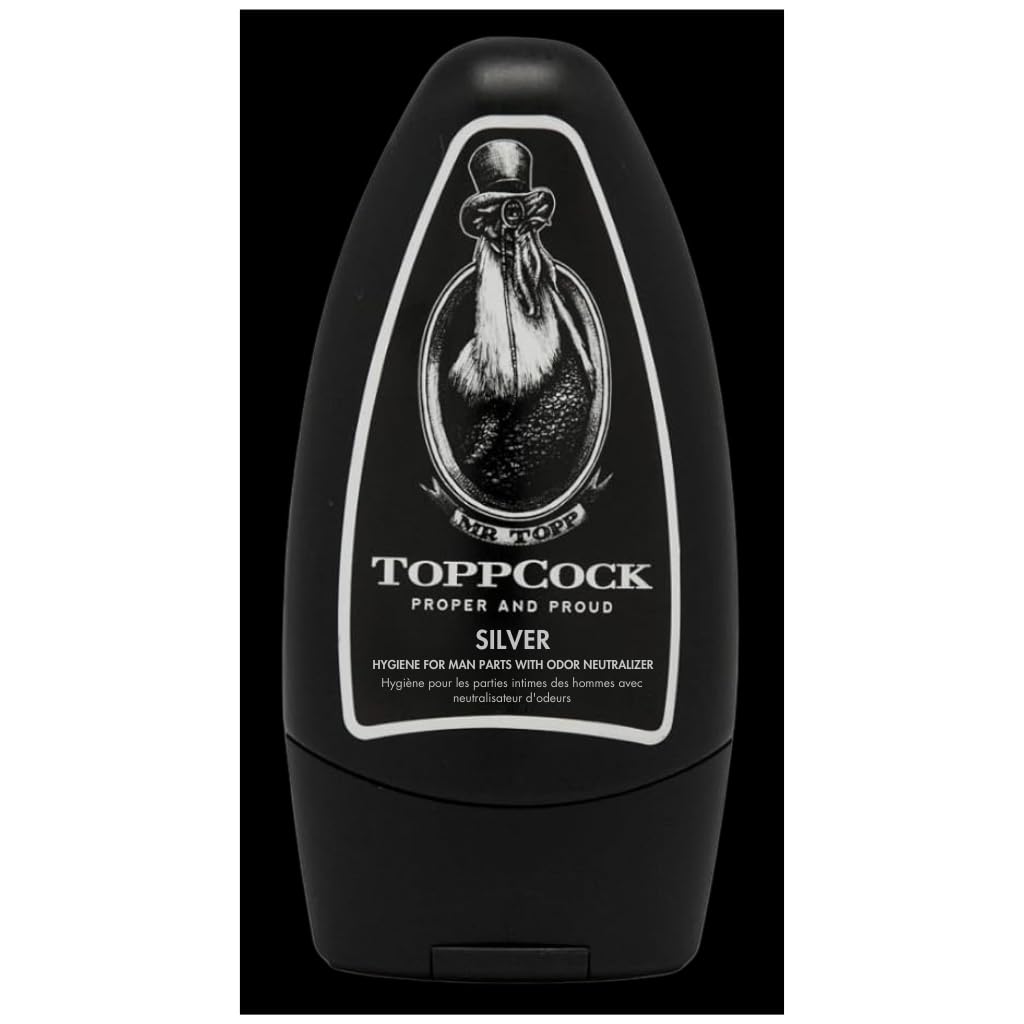 TOPPCOCK gel argenté texture apaisante apaise la peau sensible
