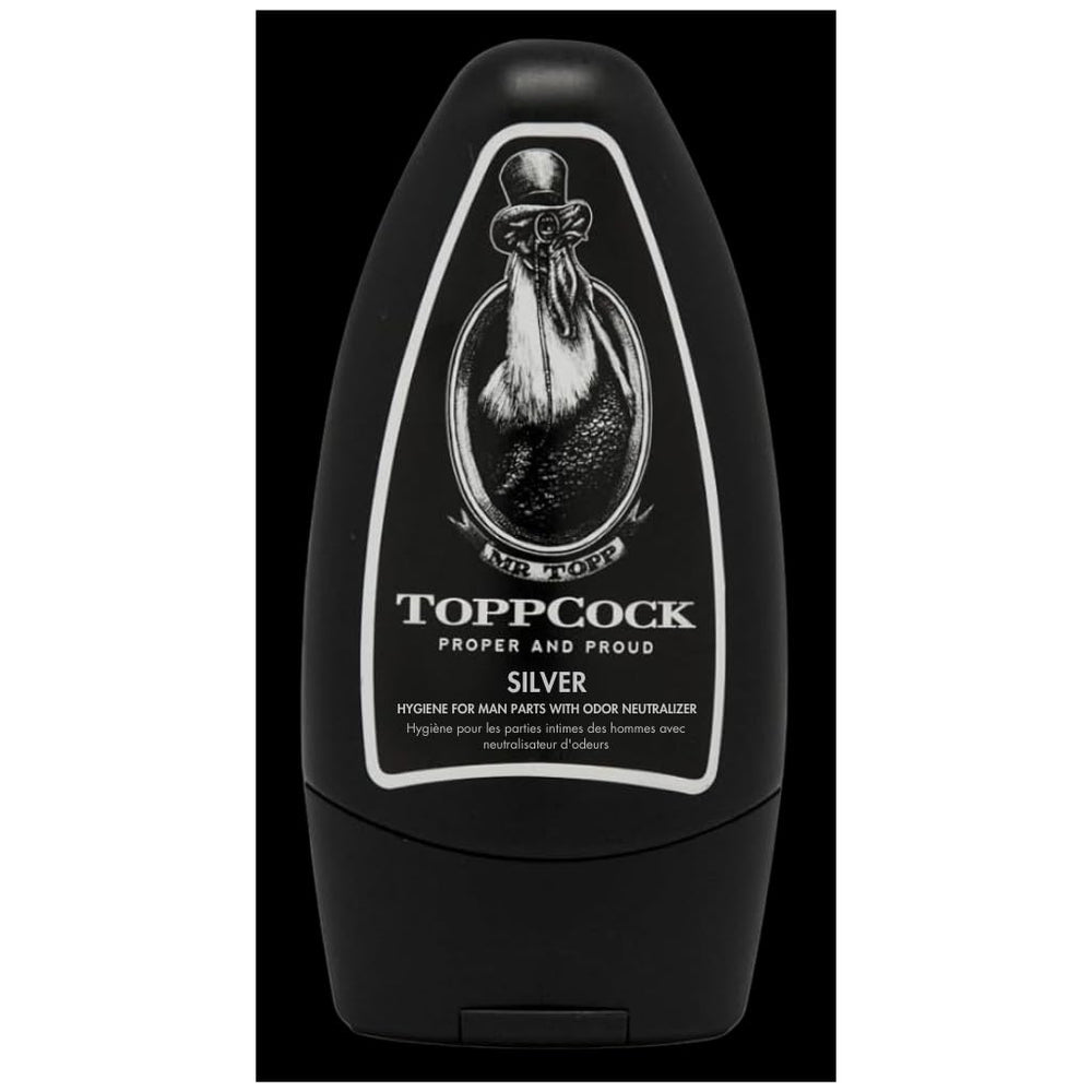 TOPPCOCK gel argenté texture apaisante apaise la peau sensible