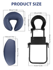Torokom coussin visage réglable en PU durable, facile à nettoyer