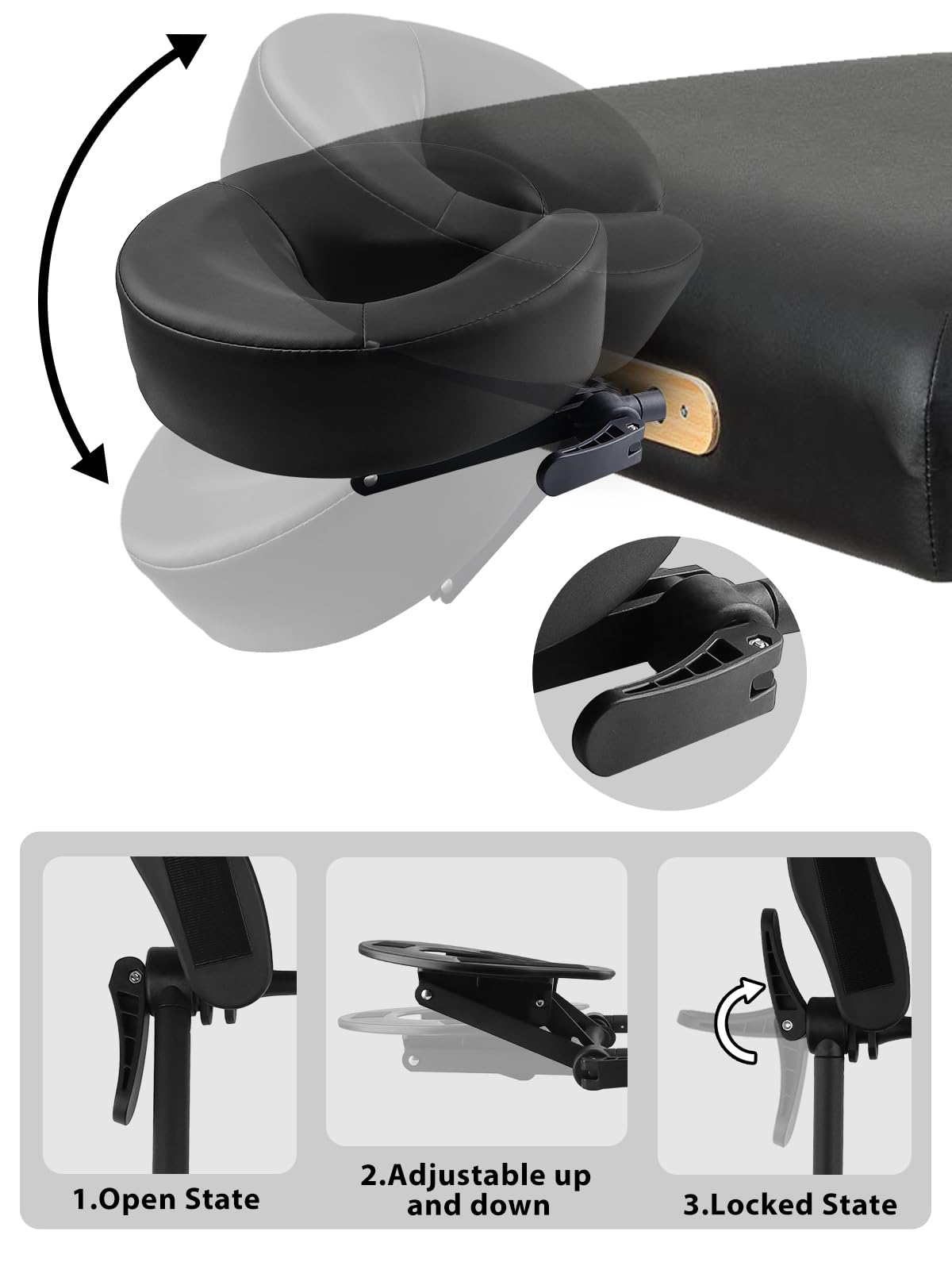 TOROKOM matière-pu-cuir synthétique résistante – surface facile à nettoyer