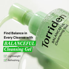 Torriden Balanceful: LHA exfoliant doux pour nettoyer les pores sans agresser.