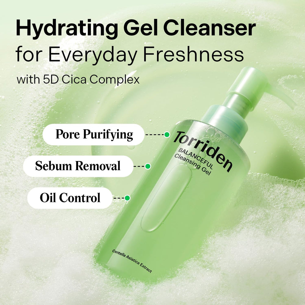 Torriden Balanceful: extrait Centella 5D en flacon, apaise et calme la peau.