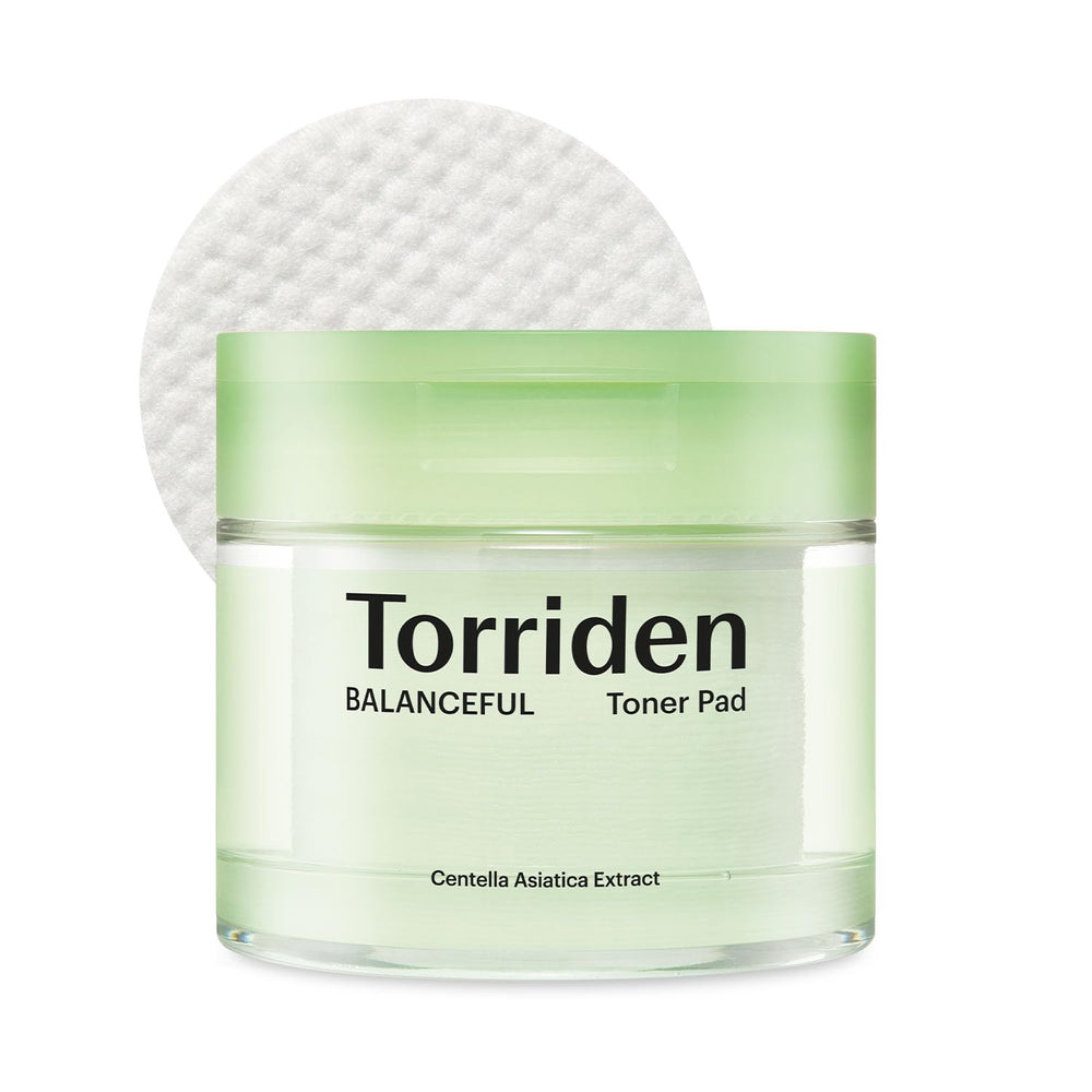 Torriden Balanceful Toner Pad – motif relief, exfolie en douceur et prépare la peau.
