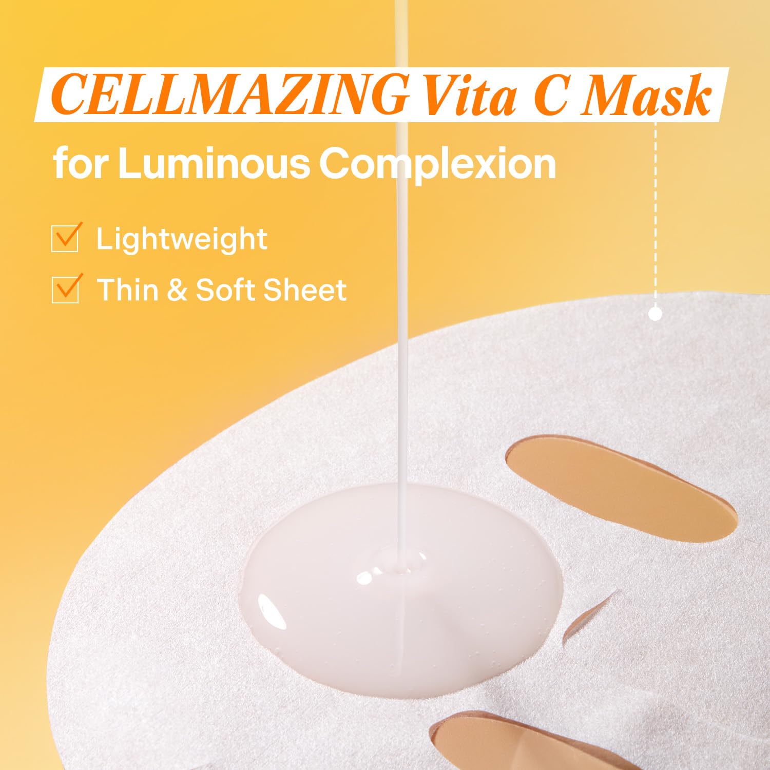 Adhérence optimale du masque Torriden Cellmazing sur la peau.