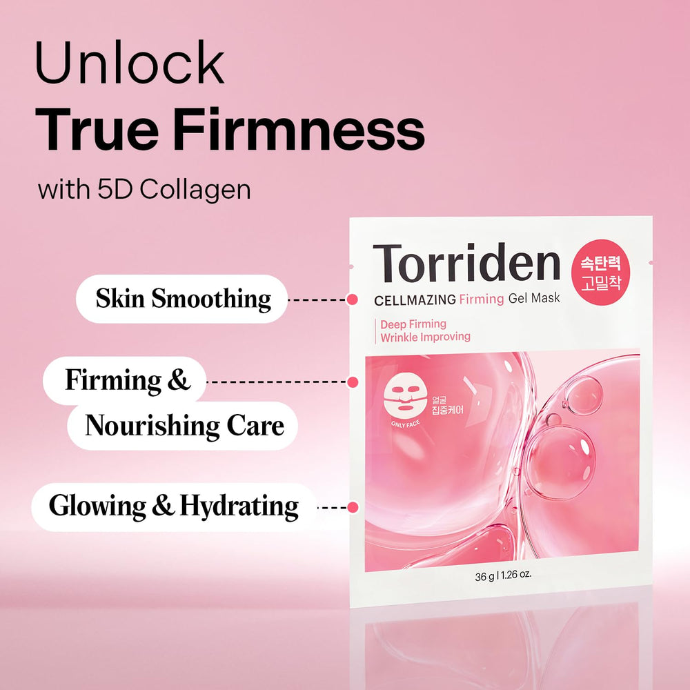 Ensemble 4-pack Torriden CELLMAZING masque gel pour soin du visage