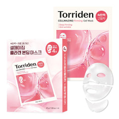 Torriden CELLMAZING masque gel embosse visage et cou, confort ciblé.