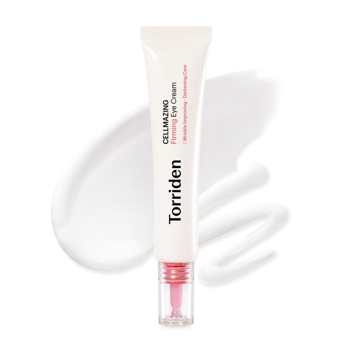 Torriden CELLMAZING emballage élégant, soin yeux pratique et moderne.