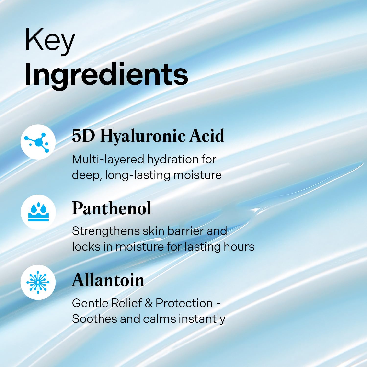 Torriden DIVE IN texture gel elastique, application fluide.