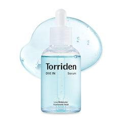 Torriden DIVE IN : bouteille 50 ml pour hydrater en profondeur et préparer le maquillage