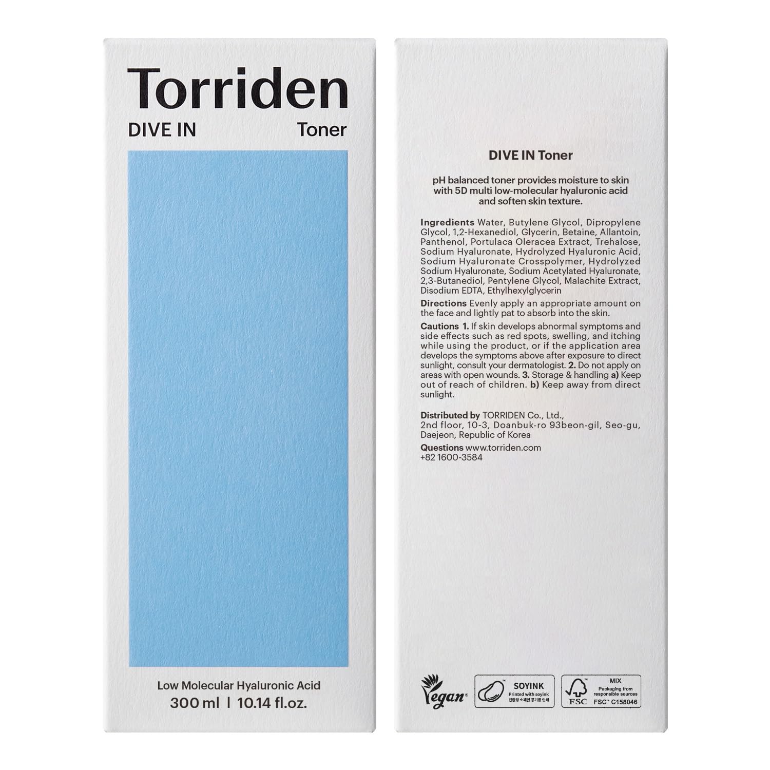 Torriden Dive in Toner s'intègre facilement à votre routine quotidienne.