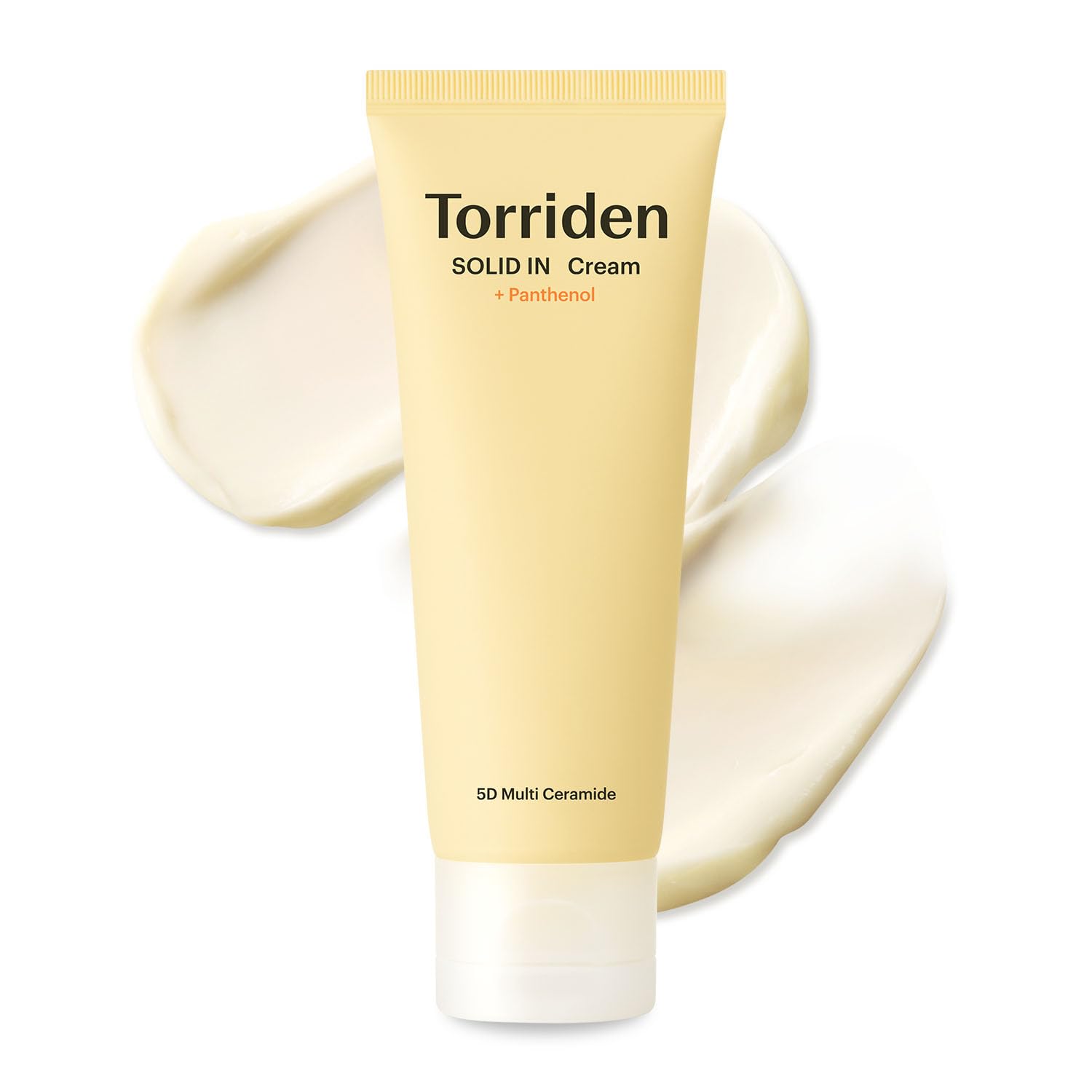 Torriden SOLID IN Crème Céramide, emballage frontal, hydratation longue durée et barrière renforcée.