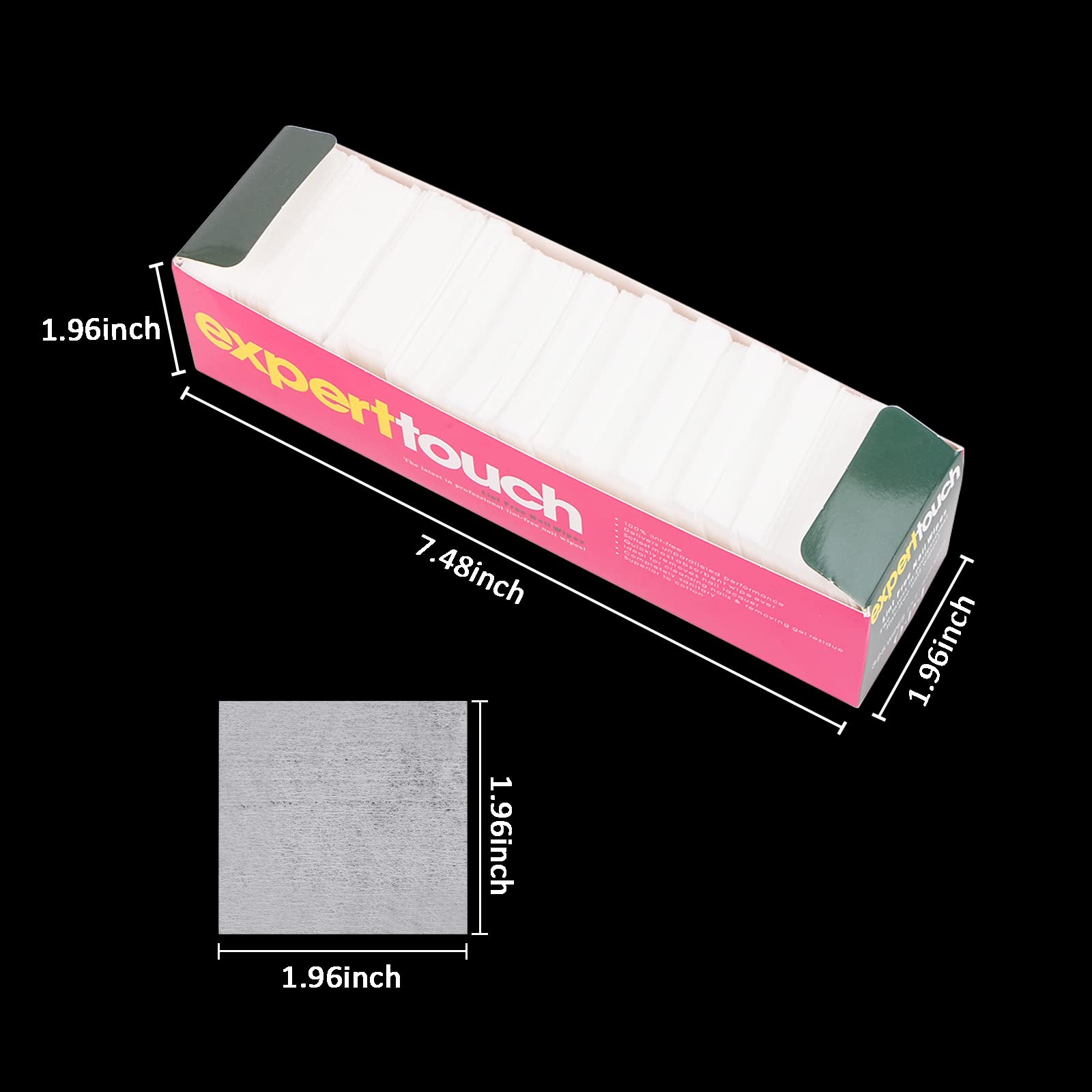 TOSAMZOO pads coton pour ongles: propre et hygiénique après manucure.