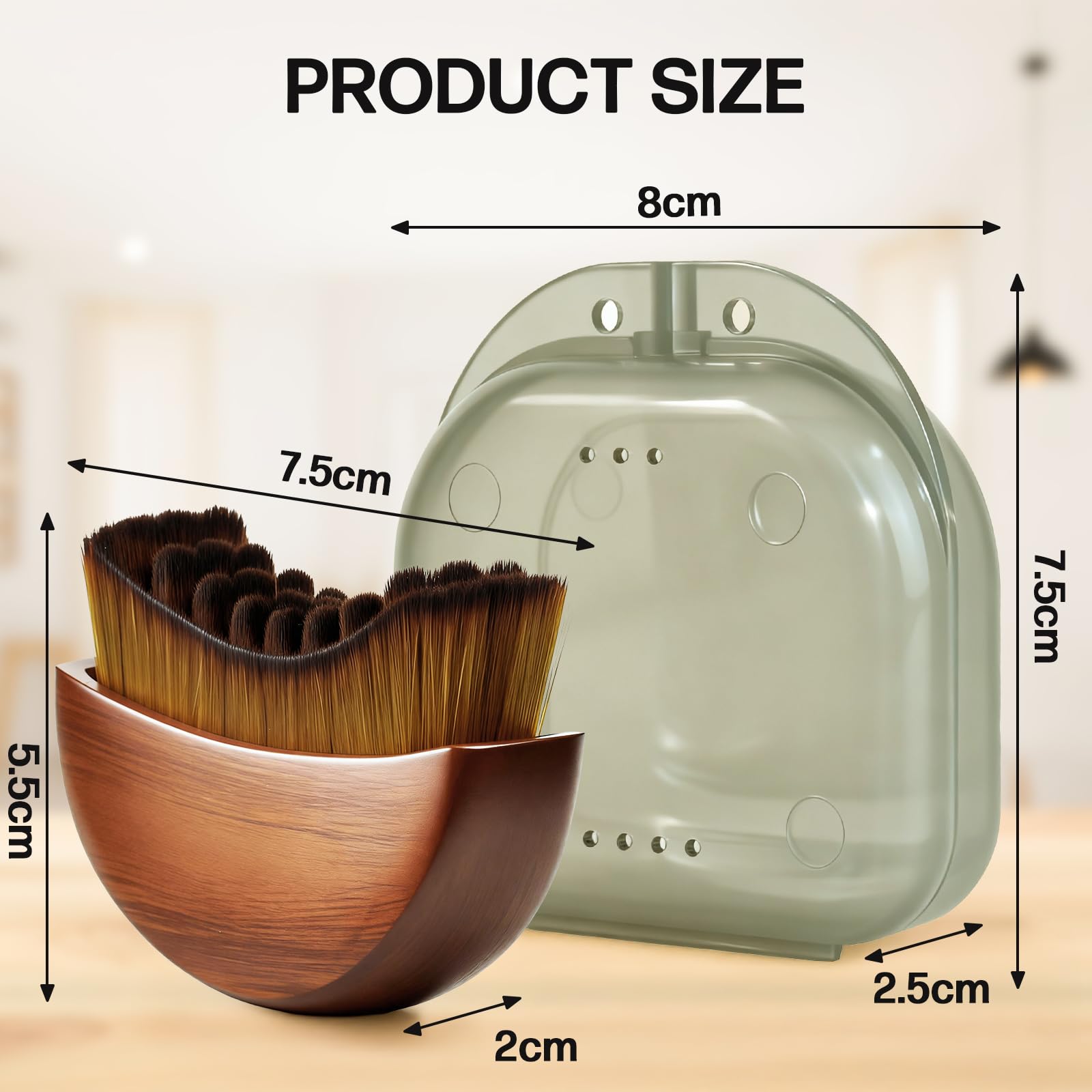 TOSEFES Brosse visage lymphatique ergonomique bois pour une utilisation quotidienne confortable.