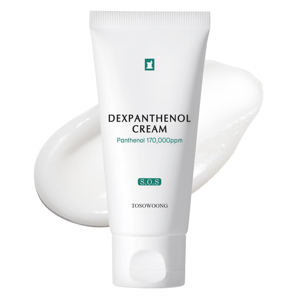 Crème Tosowong Dexpanthenol dans une bouteille, hydratation durable pour la barrière cutanée