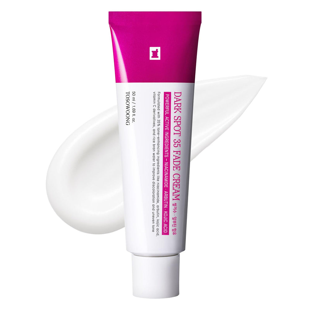 Flacon pompe TOSOWOONG Dark Spot 35, dosage facile pour votre routine.