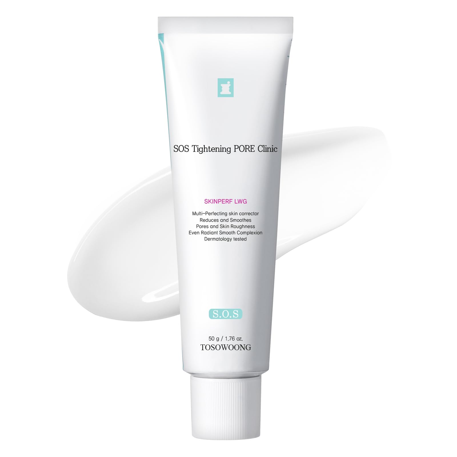 Crème TOSOWOONG affinage des pores dans une bouteille de 50 g, hydratation légère