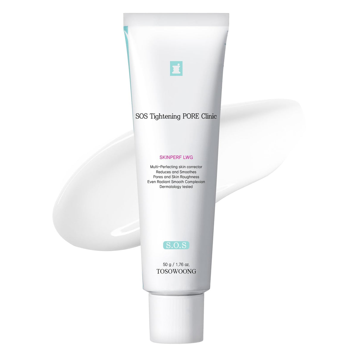 Crème TOSOWOONG affinage des pores dans une bouteille de 50 g, hydratation légère
