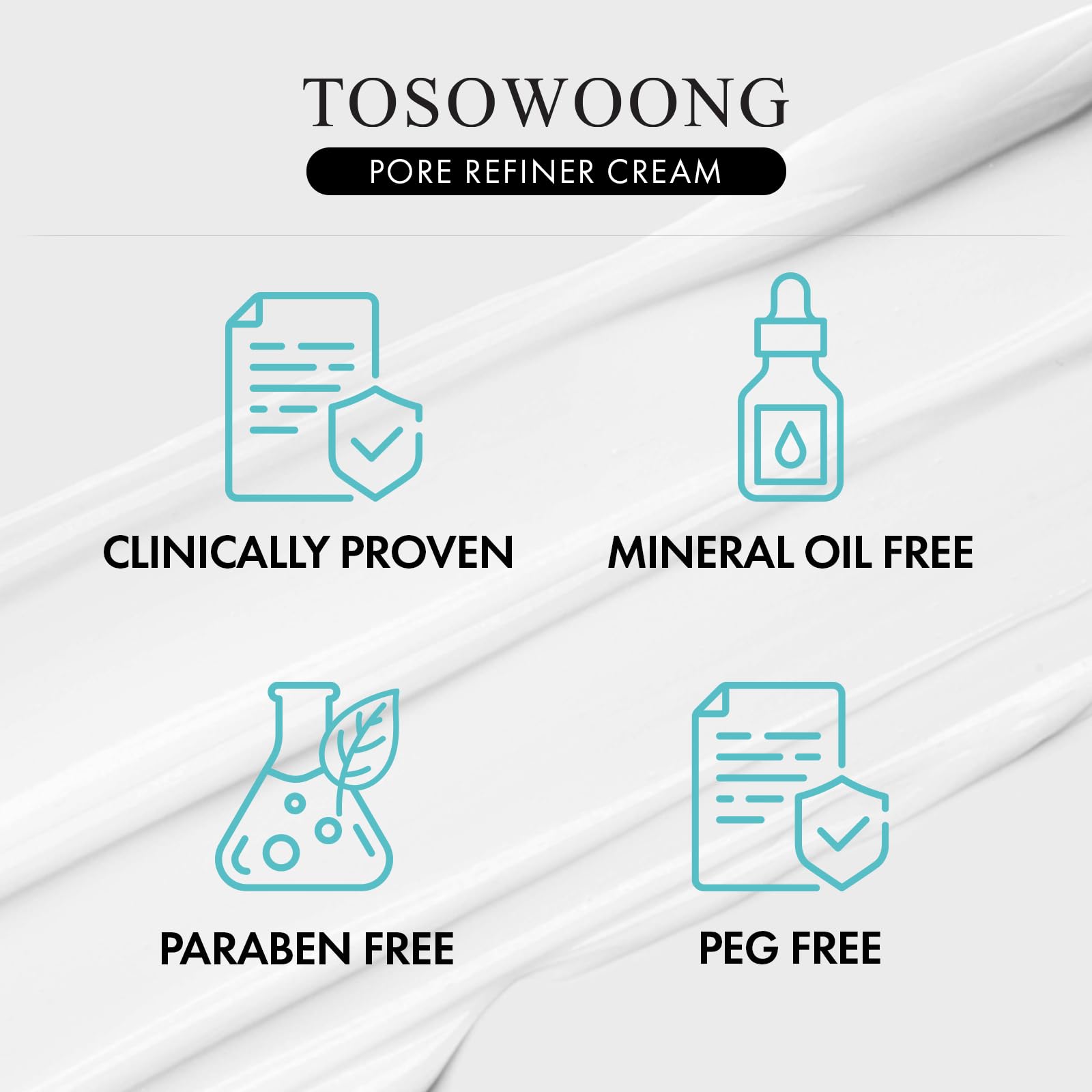 Idéal dans une routine de soin TOSOWOONG pour le format 50 g
