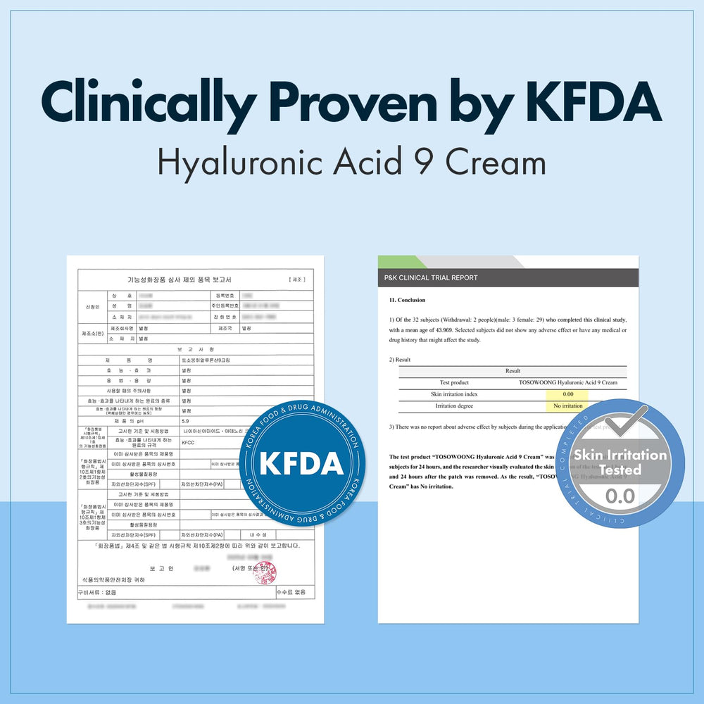 Ingrédients centella et acide hyaluronique pour l’hydratation.