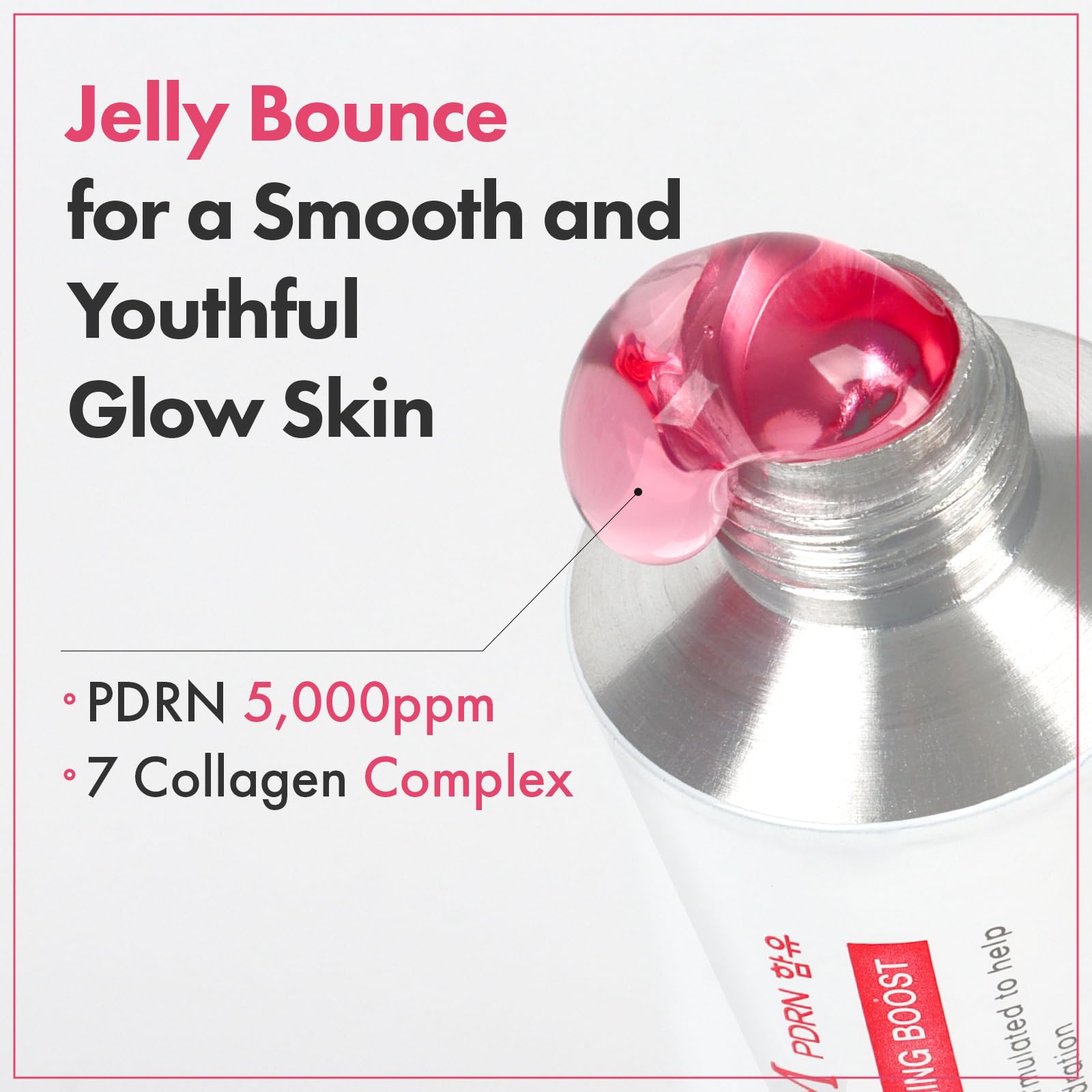 Gelée-crème PDRN collagène, niacinamide pour hydratation et barrière cutanée.