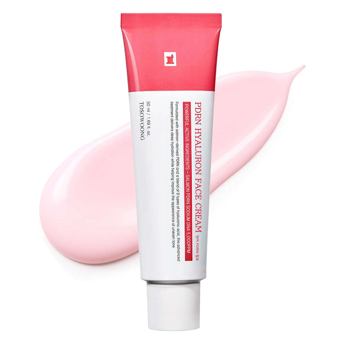 TOSOWOONG PDRN Hyaluron, bouteille du produit, hydratation durable.