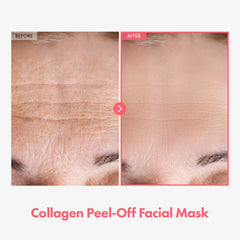 TOSOWOONG Real Collagen Fit – film sec à retirer révélant une peau lumineuse.