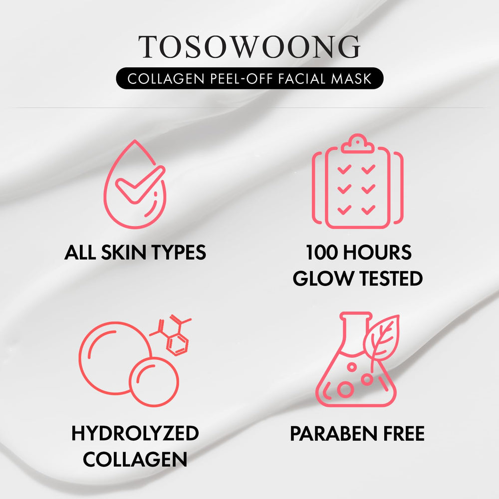 TOSOWOONG Real Collagen Fit – masque raffermissant soutenant l’élasticité de la peau.