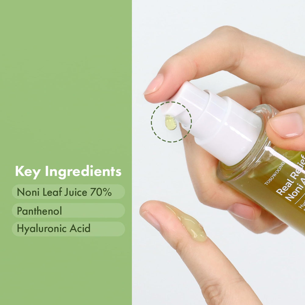 Real Relief Noni Ampoule – Acide hyaluronique pour hydratation durable