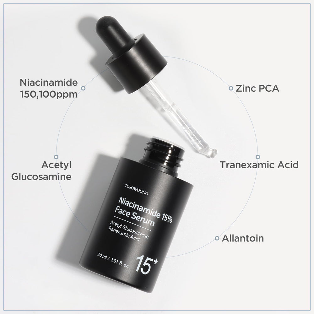 Routine quotidienne avec Niacinamide TOSOWOONG – absorption rapide sans effet gras.