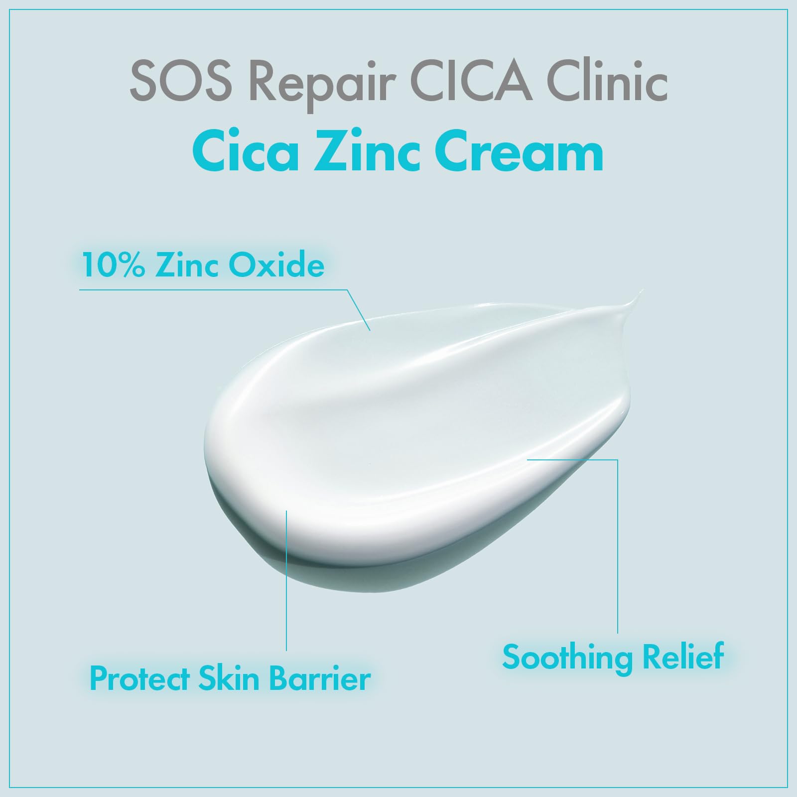 TOSOWOONG SOS Repair cream on hand shows lightweight, non-greasy finish