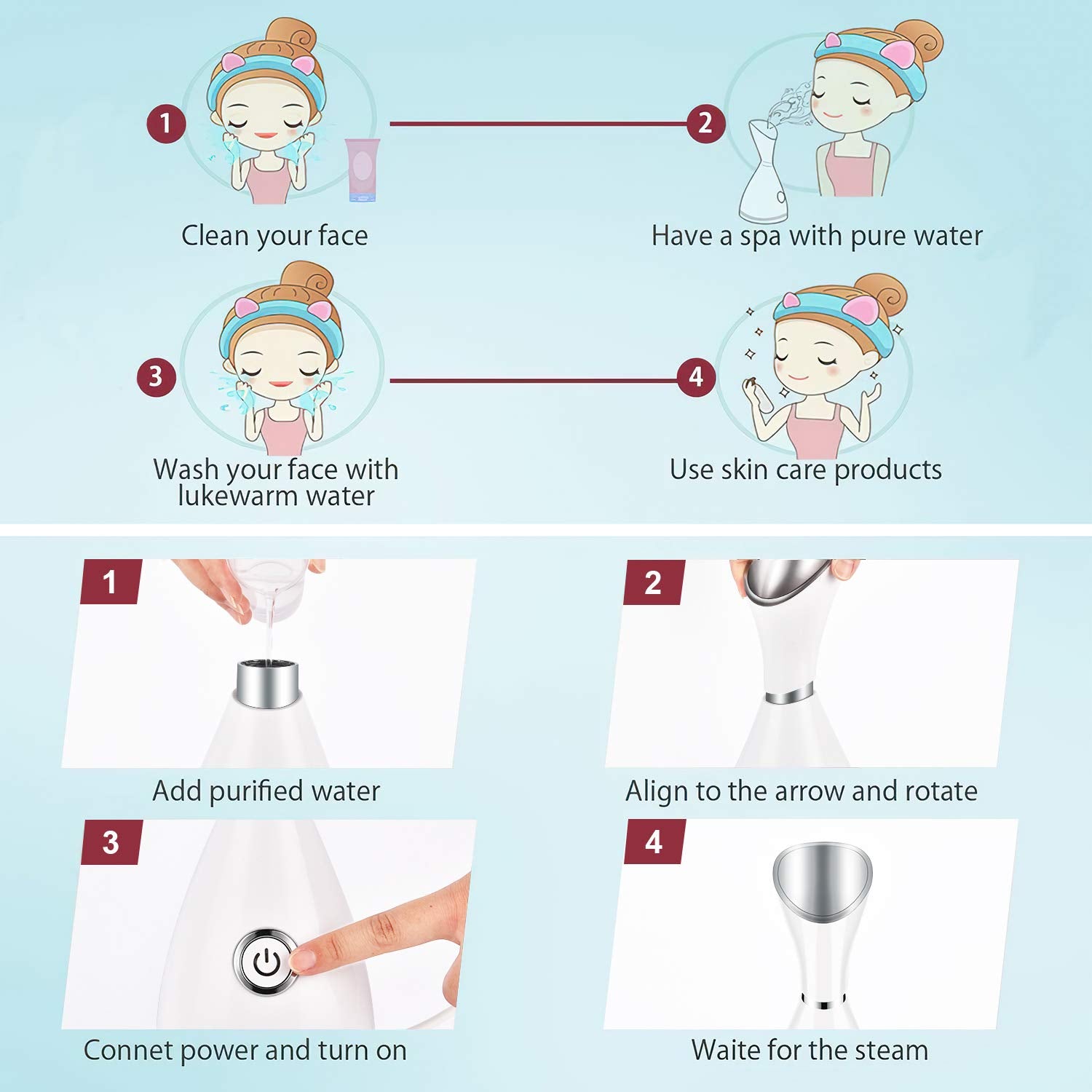 Totexil bande-cheveux: accessoire pratique pendant le soin à domicile.